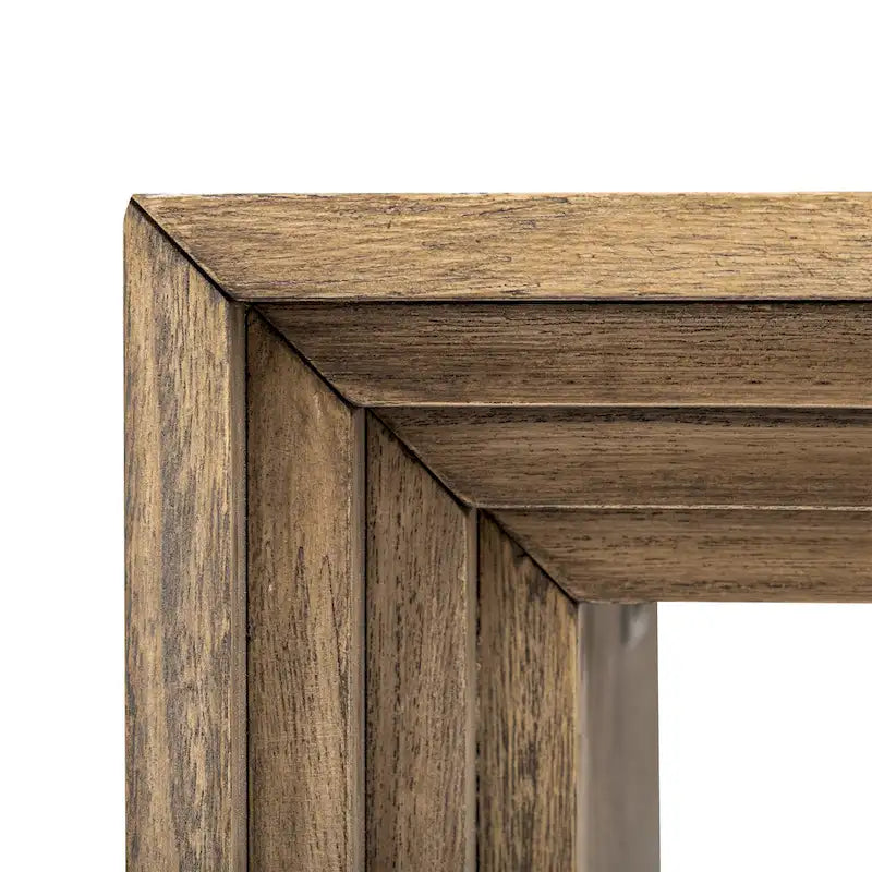 Console de style moderne en placage de bois massif de paulownia, convient pour le hall d'entrée, le salon ou l'entrée.