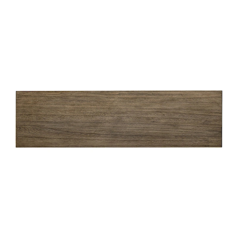 Console de style moderne en placage de bois massif de paulownia, convient pour le hall d'entrée, le salon ou l'entrée.