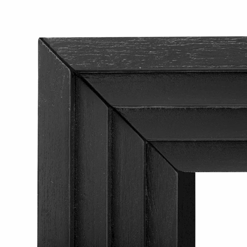 Console de style moderne en placage de bois massif de paulownia, convient pour le hall d'entrée, le salon ou l'entrée.