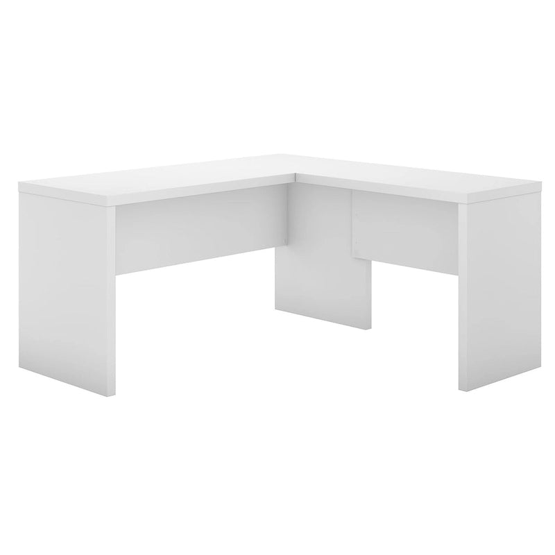 Bureau d'angle – Crédence de 60 po de large avec retour de 36 po de large