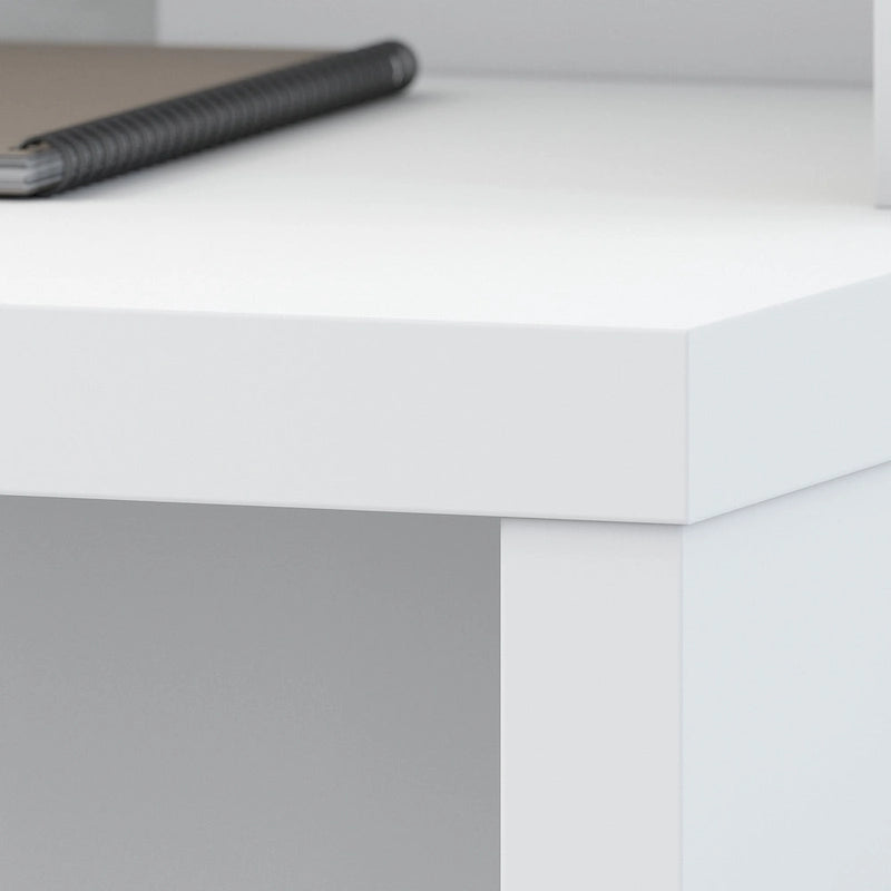 Bureau d'angle – Crédence de 60 po de large avec retour de 36 po de large