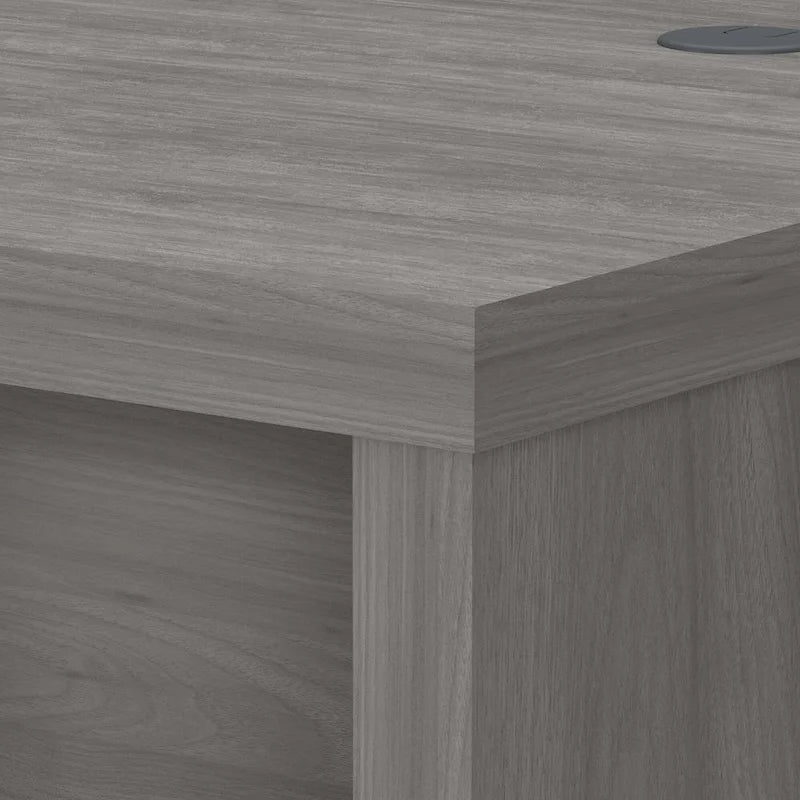 Bureau d'angle – Crédence de 60 po de large avec retour de 36 po de large