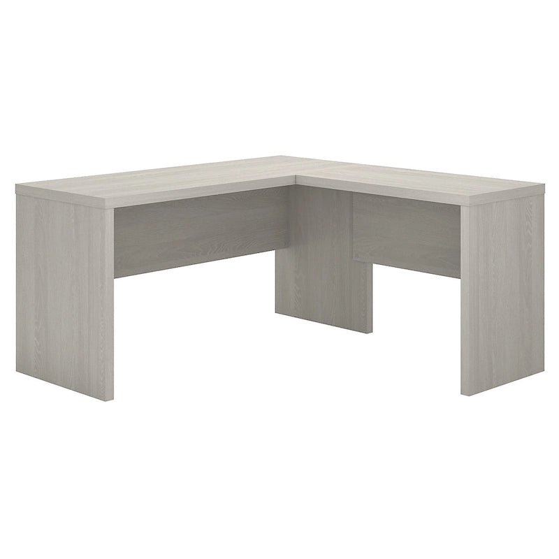 Bureau d'angle – Crédence de 60 po de large avec retour de 36 po de large