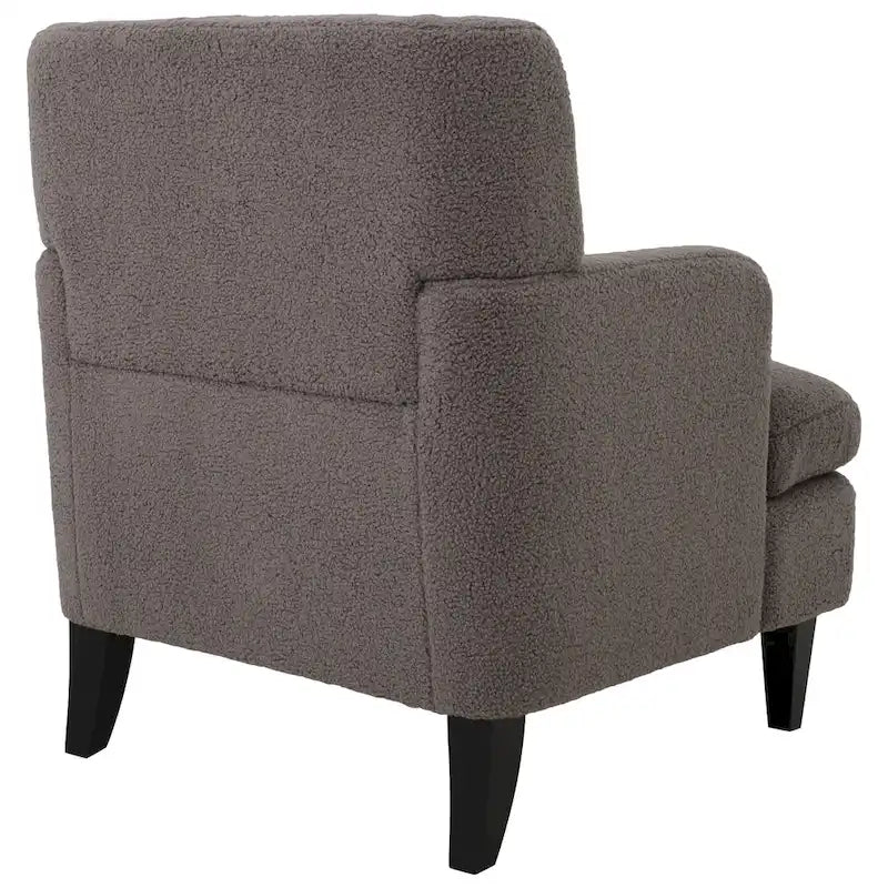 Fauteuil d'appoint capitonné pour salon et chambre à coucher