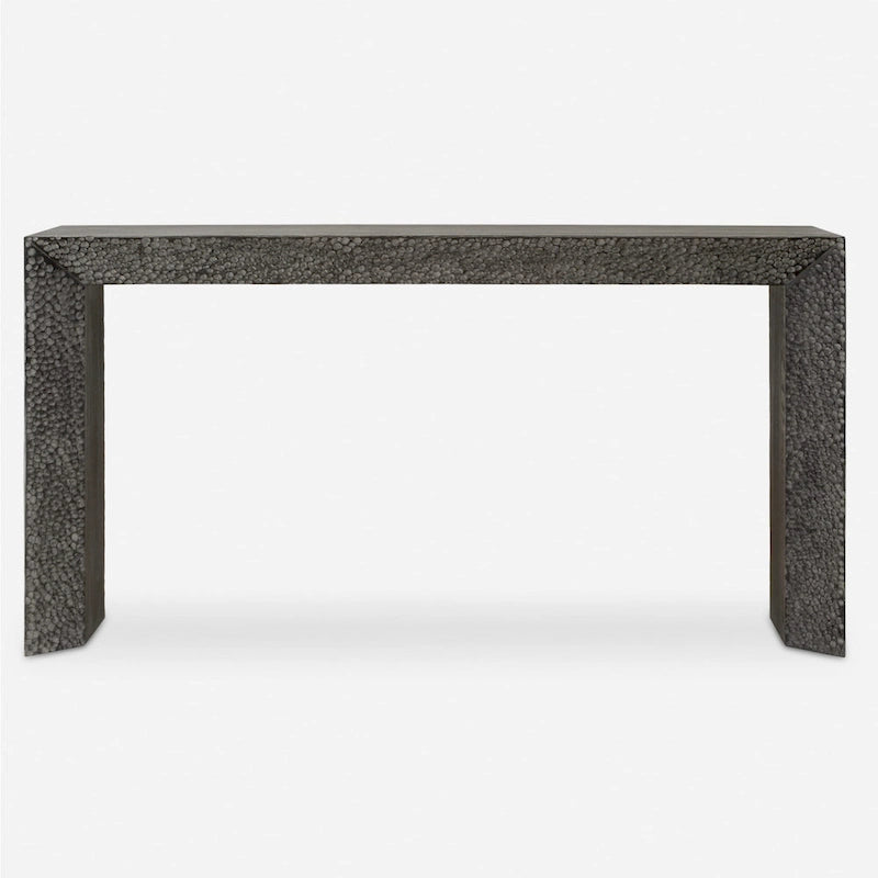 Uttermost 24594 Thoreau 62 Wide Elm Wood Veneer Console Table