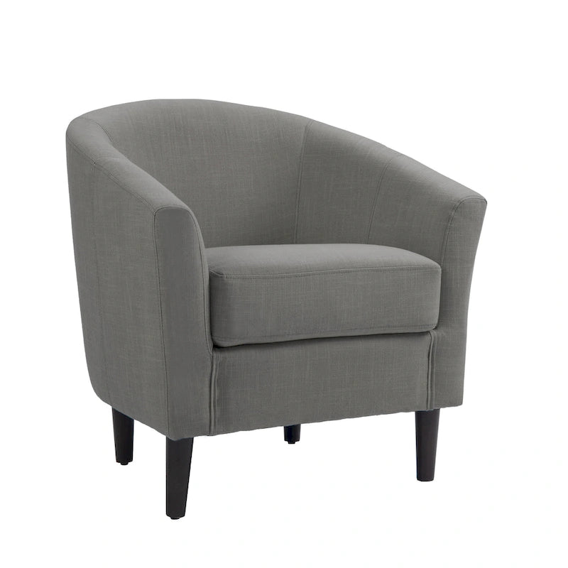 Fauteuil d'appoint moderne, fauteuil crapaud rembourré