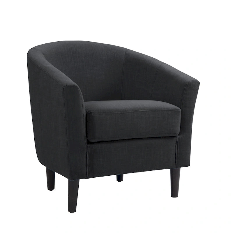 Fauteuil d'appoint moderne, fauteuil crapaud rembourré