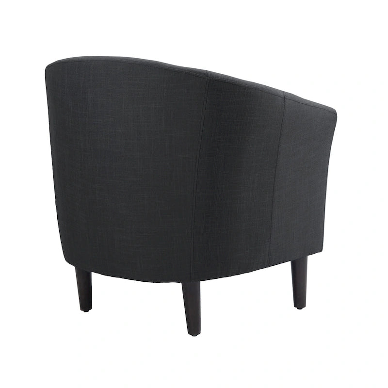 Fauteuil d'appoint moderne, fauteuil crapaud rembourré