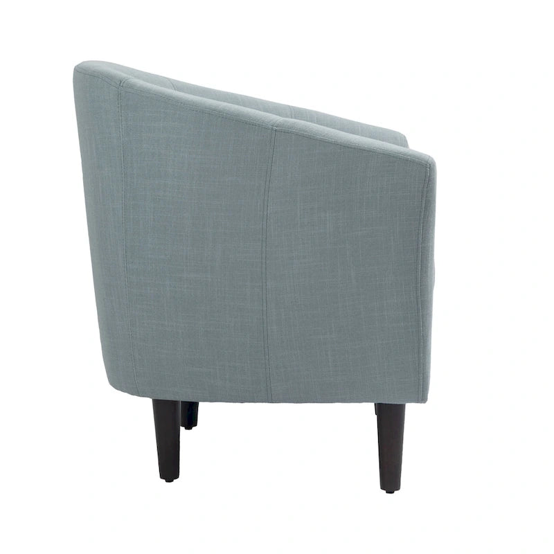 Fauteuil d'appoint moderne, fauteuil crapaud rembourré