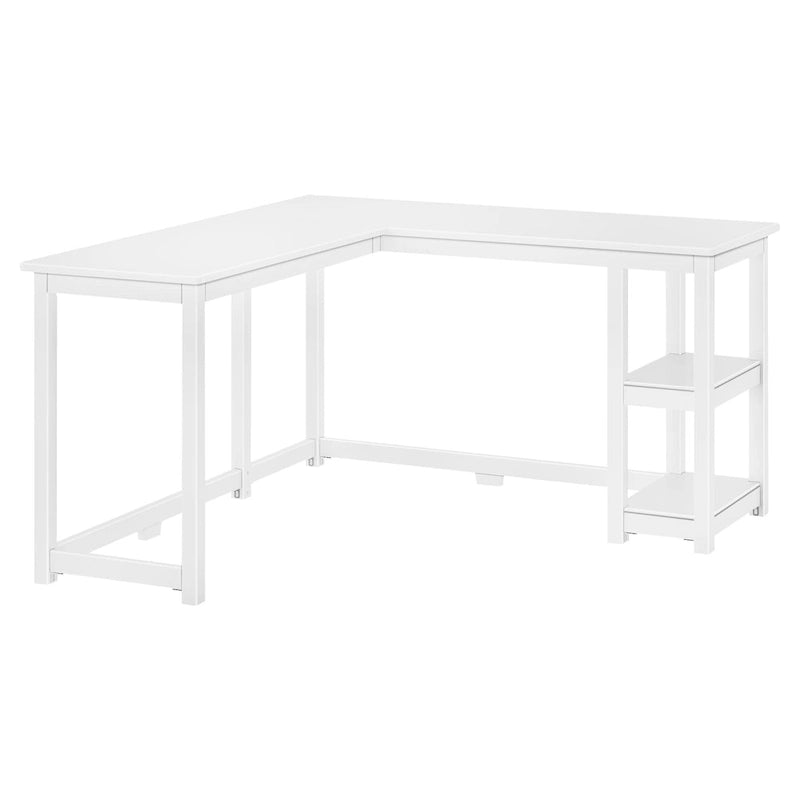 Bureau d'angle pour enfants avec étagères
