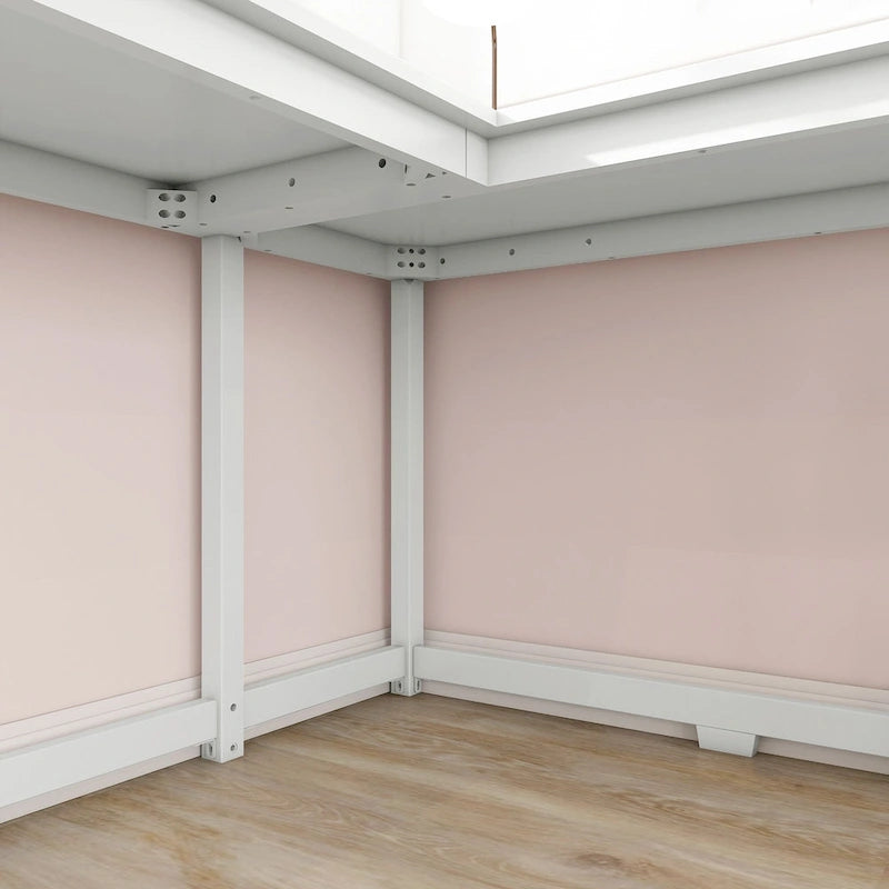 Bureau d'angle pour enfants avec étagères