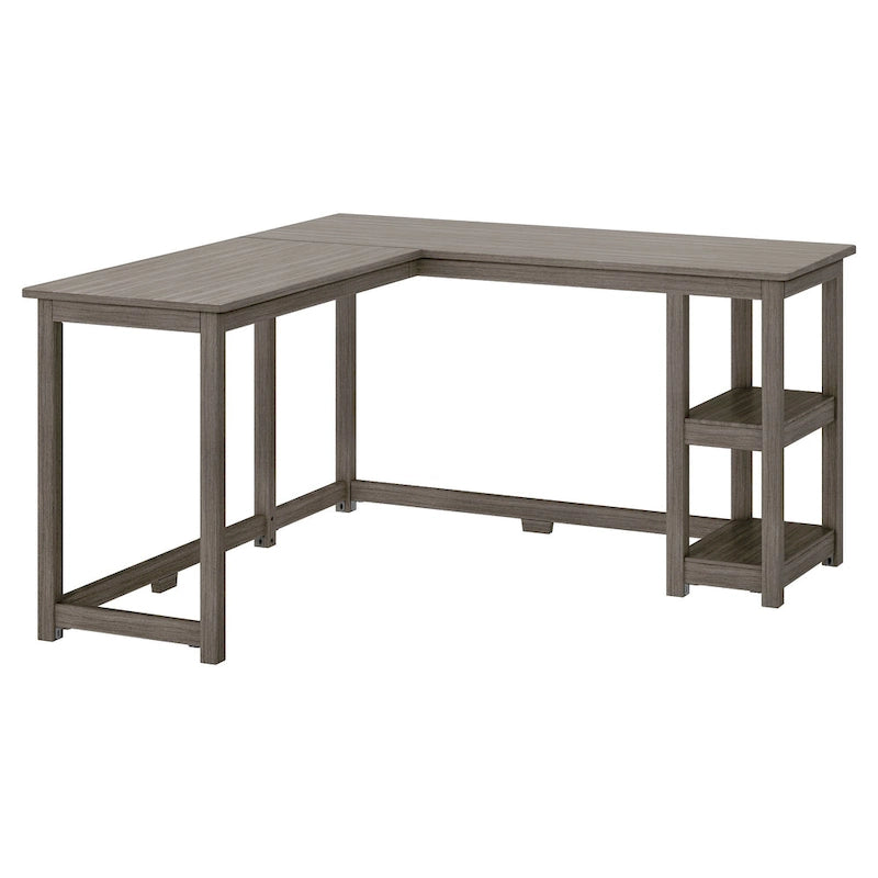 Bureau d'angle pour enfants avec étagères
