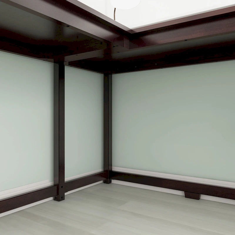 Bureau d'angle pour enfants avec étagères