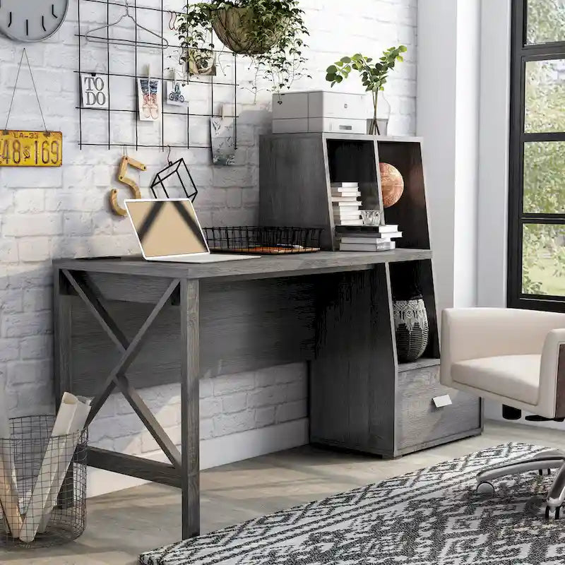 Bureau d'ordinateur Jessica Modern 70 pouces avec ports USB par Furniture of America