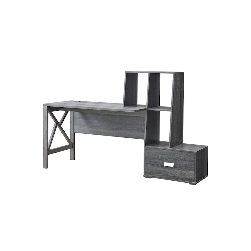 Bureau d'ordinateur Jessica Modern 70 pouces avec ports USB par Furniture of America