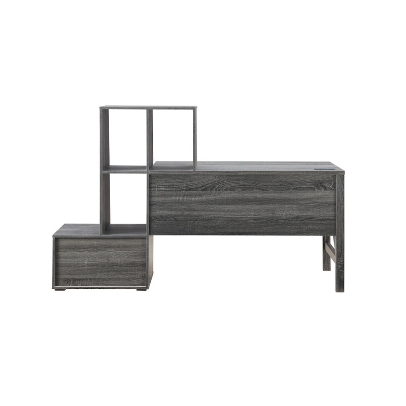 Bureau d'ordinateur Jessica Modern 70 pouces avec ports USB par Furniture of America