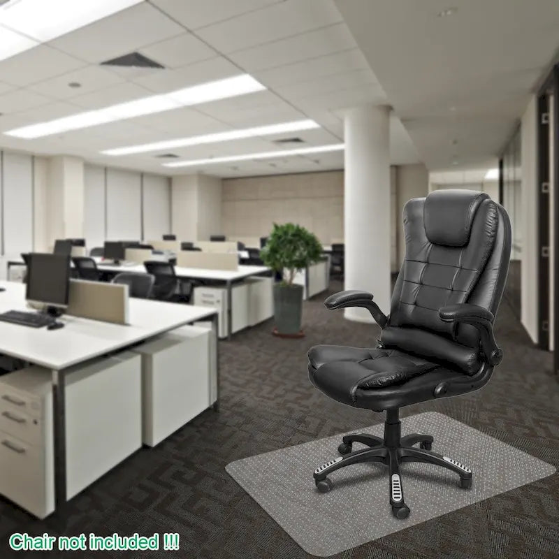 Tapis de protection de sol en PVC 36x48 pour fauteuil de bureau