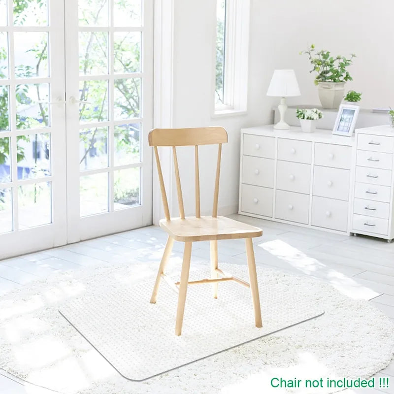 Tapis de protection de sol en PVC 36x48 pour fauteuil de bureau