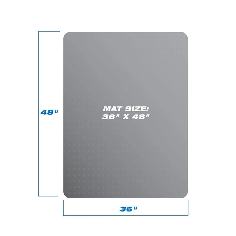 Tapis de protection de sol en PVC 36x48 pour fauteuil de bureau