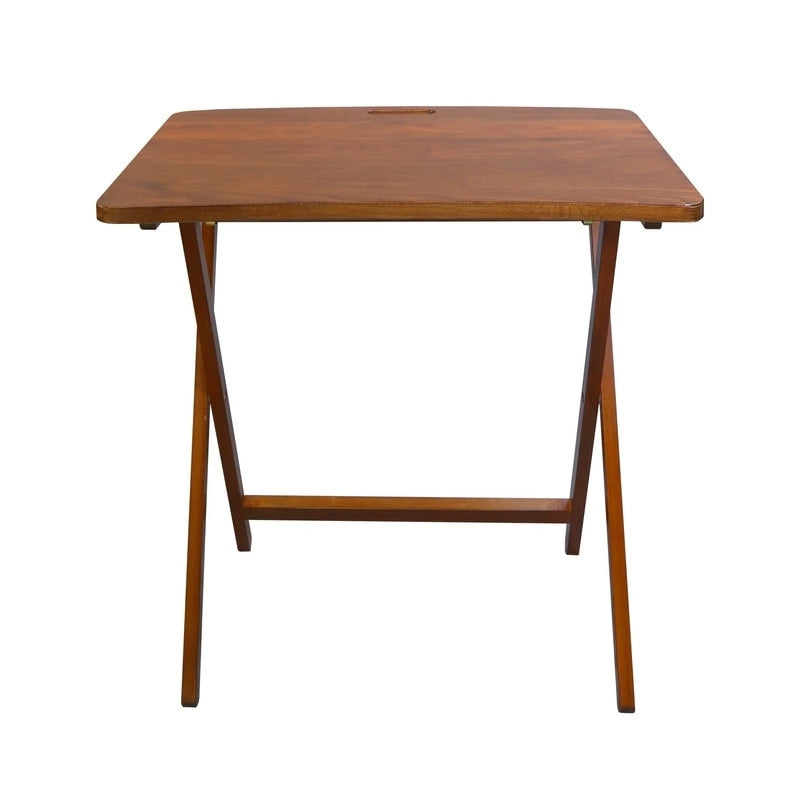 Table plateau TV pliable Goosefoot en bois massif
