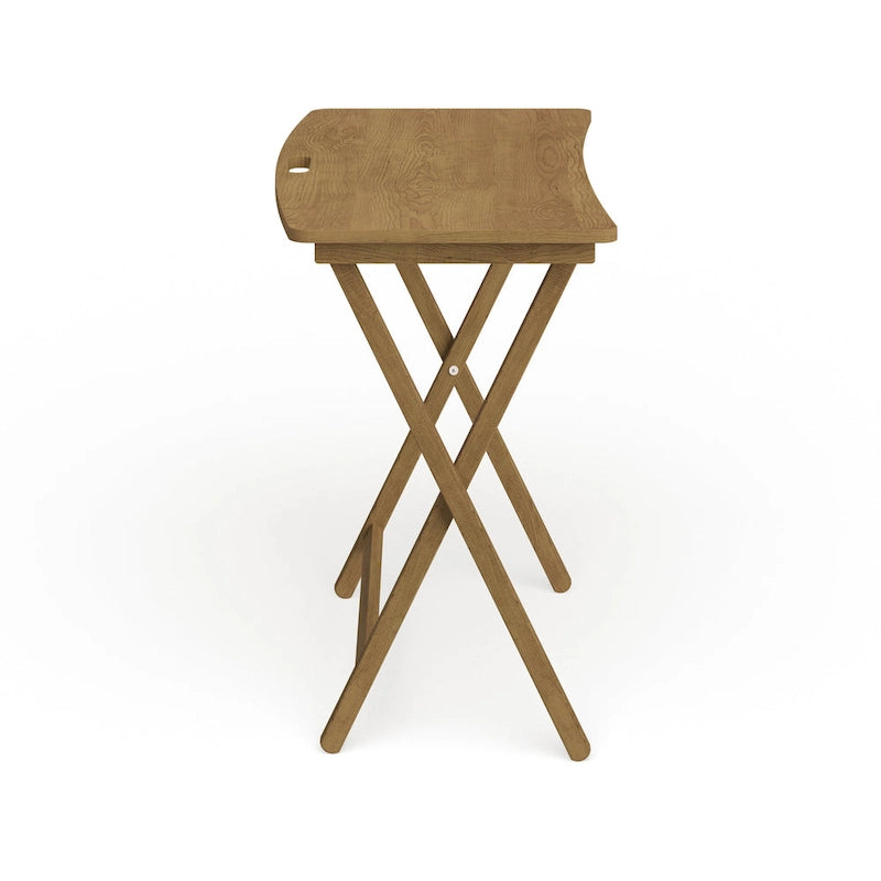 Table plateau TV pliable Goosefoot en bois massif