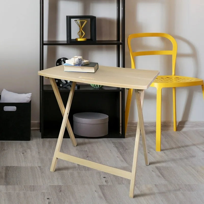 Table plateau TV pliable Goosefoot en bois massif