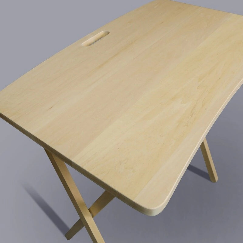 Table plateau TV pliable Goosefoot en bois massif