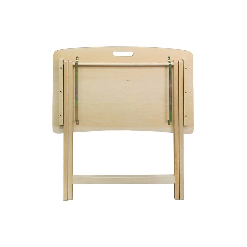 Table plateau TV pliable Goosefoot en bois massif