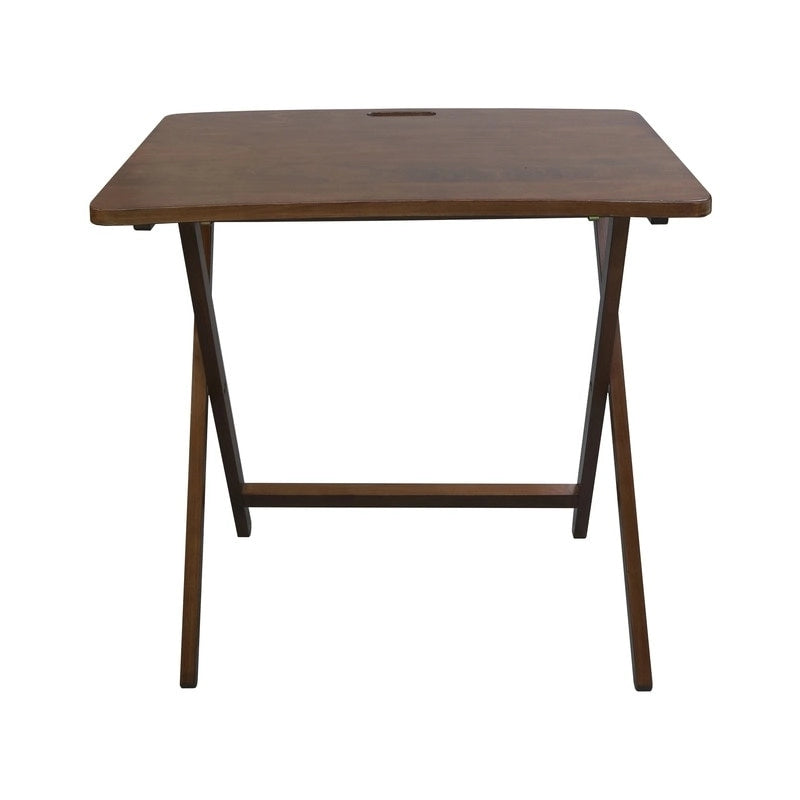 Table plateau TV pliable Goosefoot en bois massif