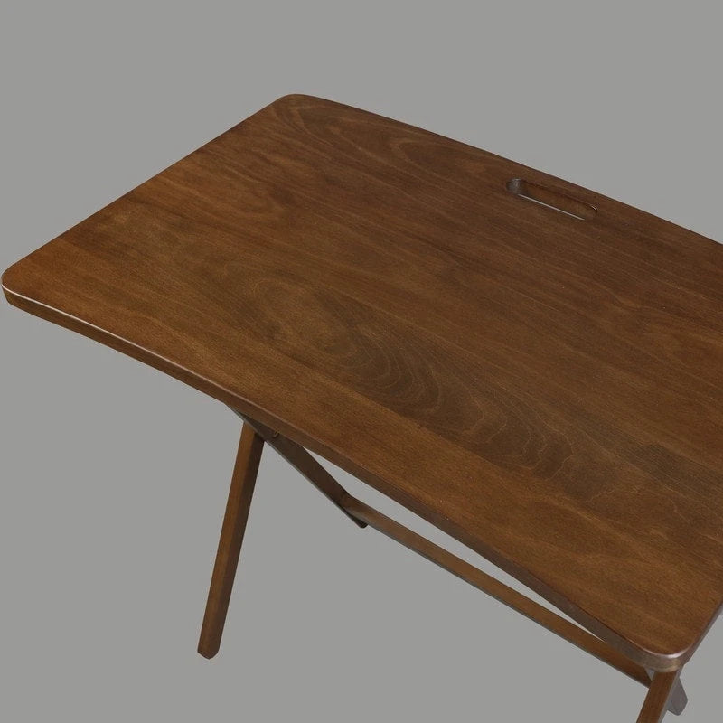 Table plateau TV pliable Goosefoot en bois massif