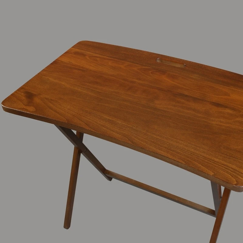 Table plateau TV pliable Goosefoot en bois massif