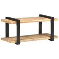 vidaXL TV Stand 35.4x15.7x15.7 Rough Mango Wood