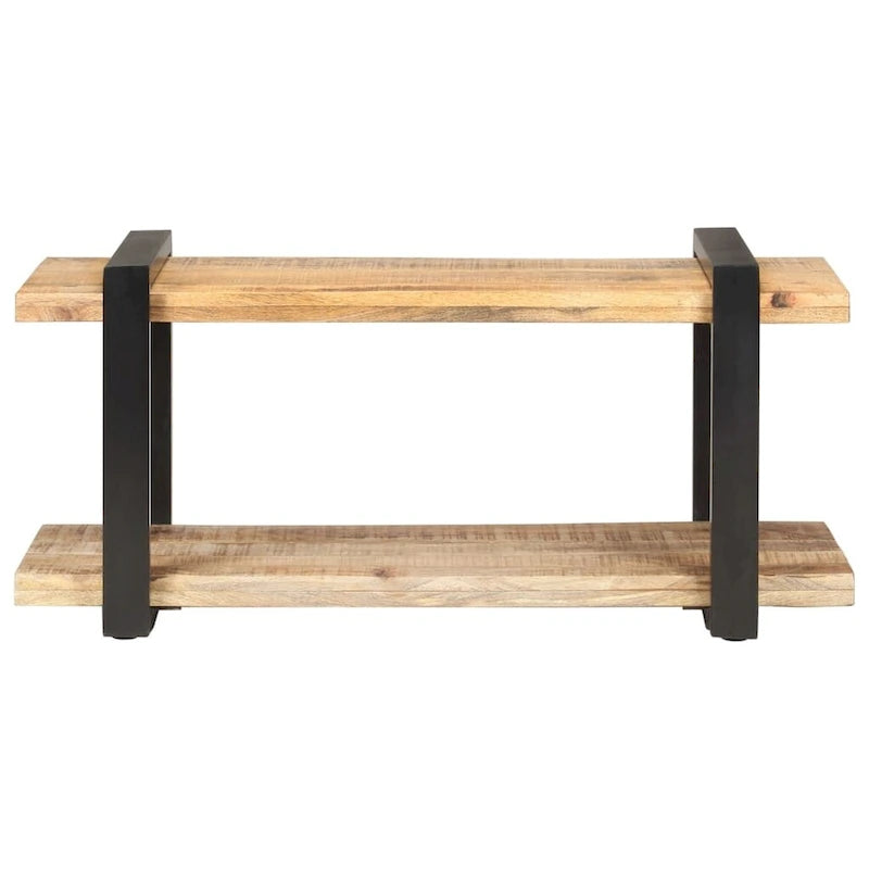 Meuble TV 35,4x15,7x15,7 Bois de manguier brut
