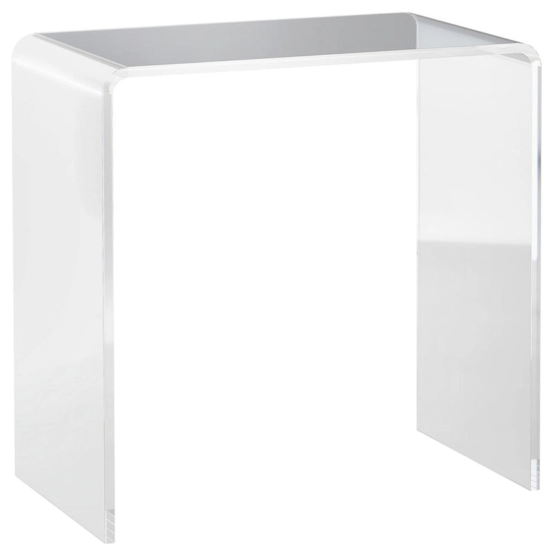 21 Long Rectangle All Acrylic 15mm Thick Waterfall Coffee Table