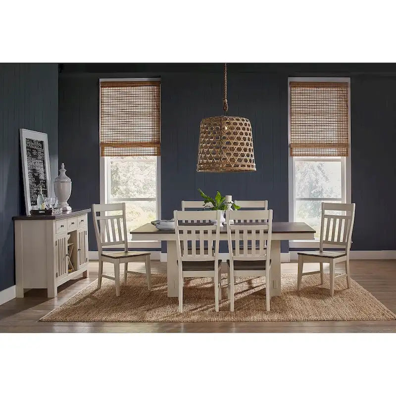 Salle à manger 8 pièces en bois massif