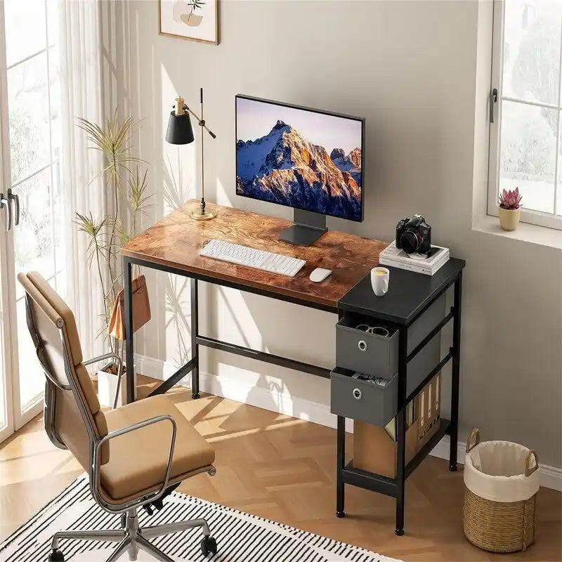 Bureau informatique avec tiroirs 47 Bureaux d'étude et d'écriture
