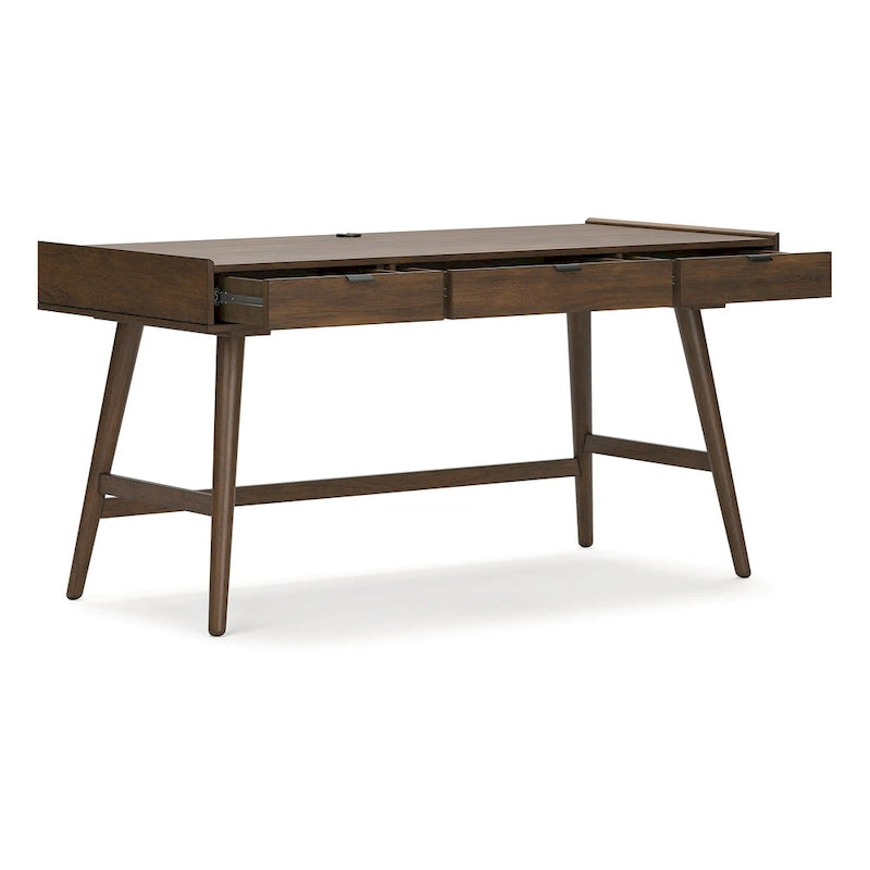 Bureau de travail à domicile marron de 150 cm