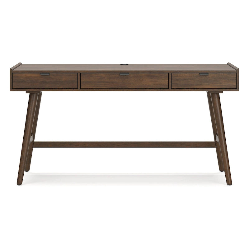 Bureau de travail à domicile marron de 150 cm