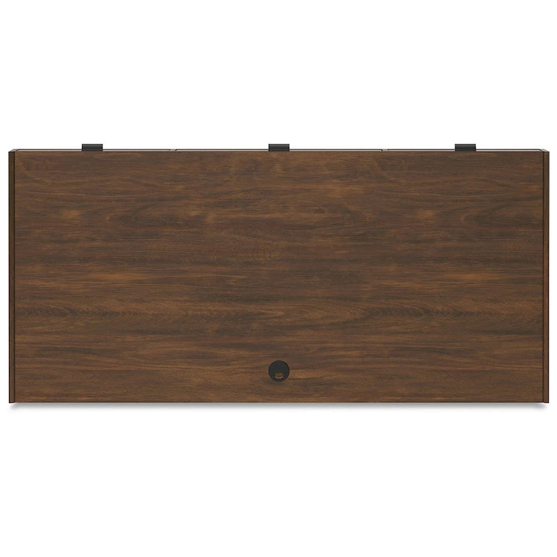 Bureau de travail à domicile marron de 150 cm